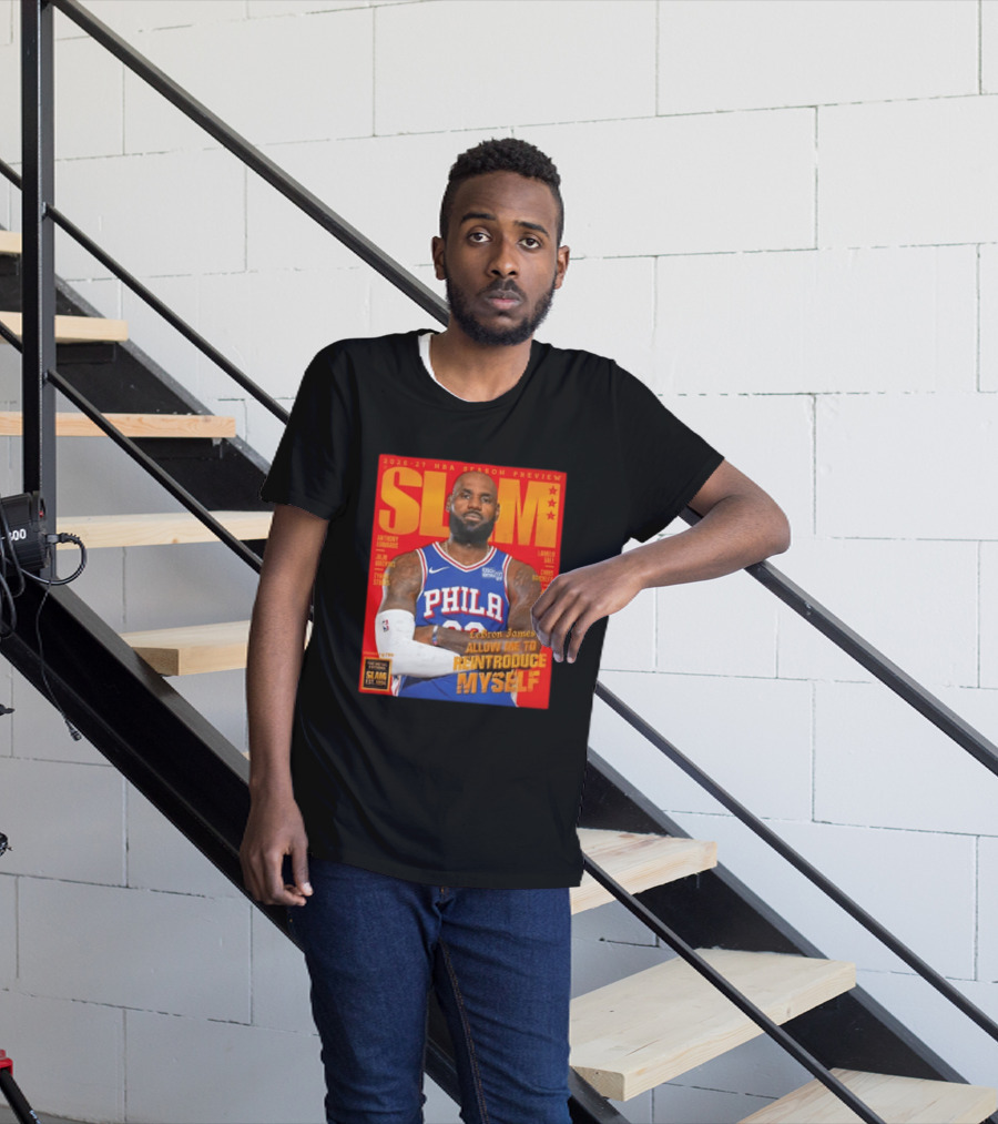 2026 27 NBA Season Preview Anthony Edwards Lamelo Ball Juju Watkins Chris Brickley Tyran Stokes Josh Hart LeBron James SLAM Magazine T-Shirt