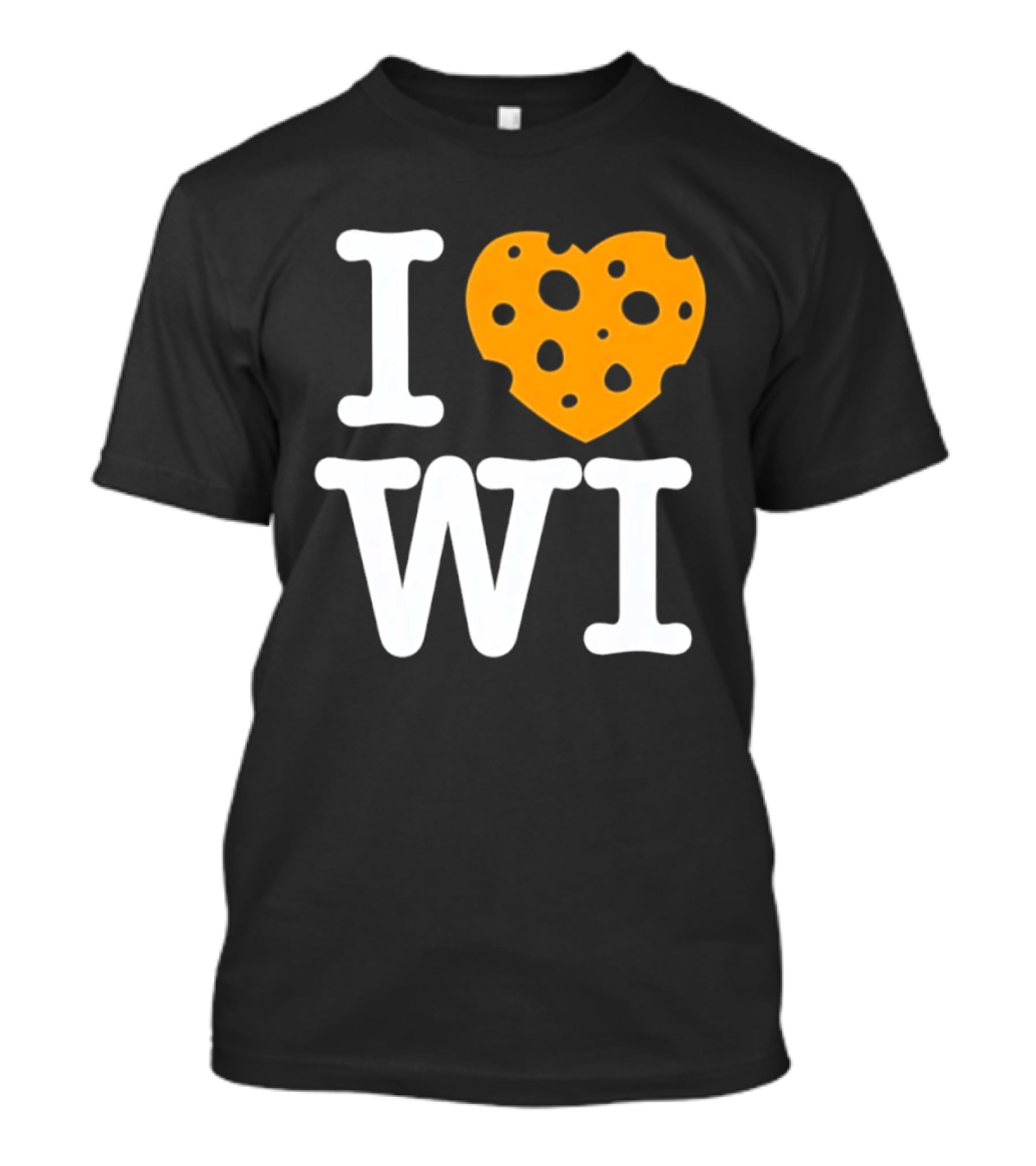 I Love WI Cheesehead Wisconsin Dairy State T-Shirt