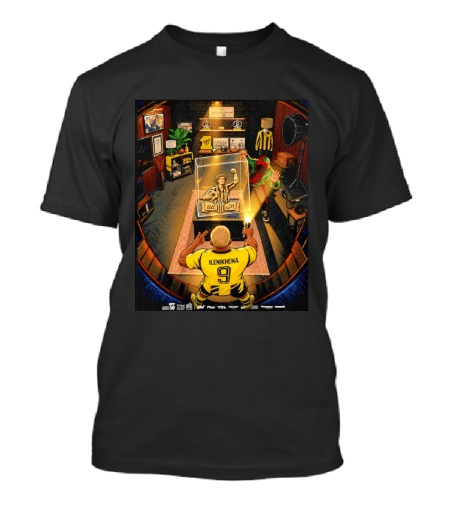 Ilenikhena No 9 Ittihad Club Saudi Pro League Fan Celebration T-Shirt