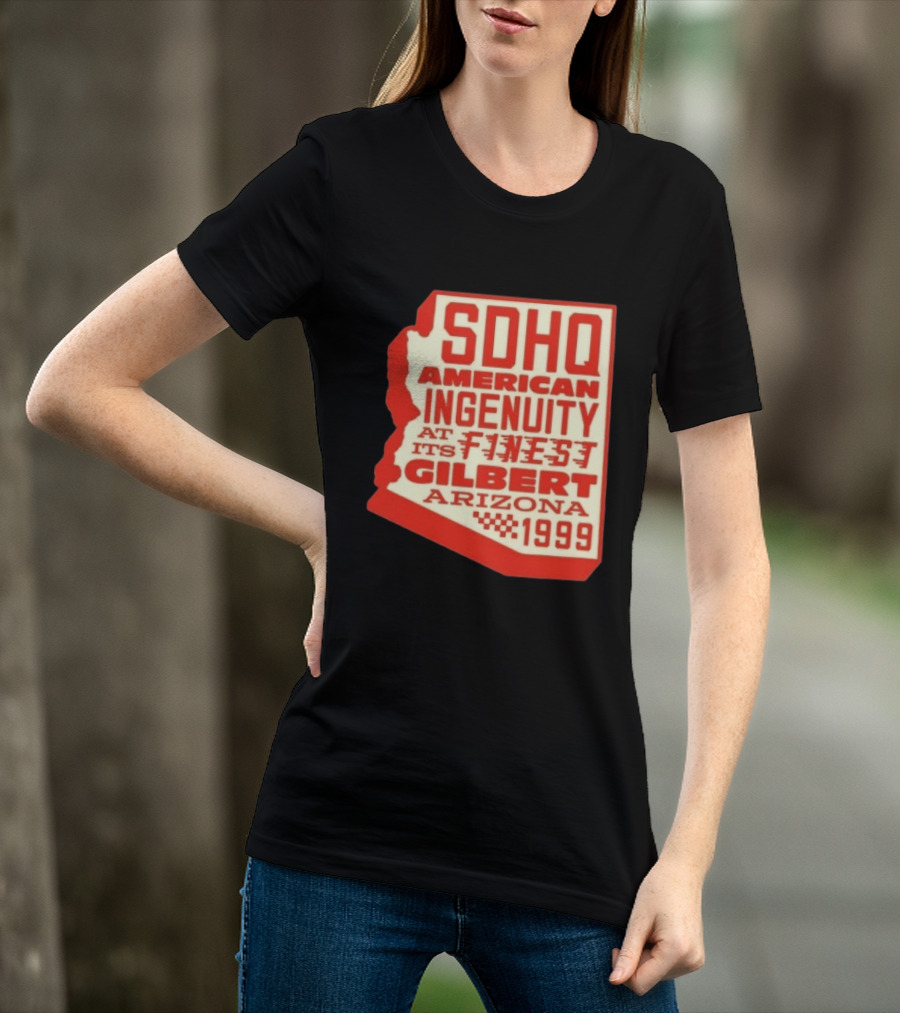 SDHQ American Ingenuity Gilbert Arizona 1999 Racing T-Shirt