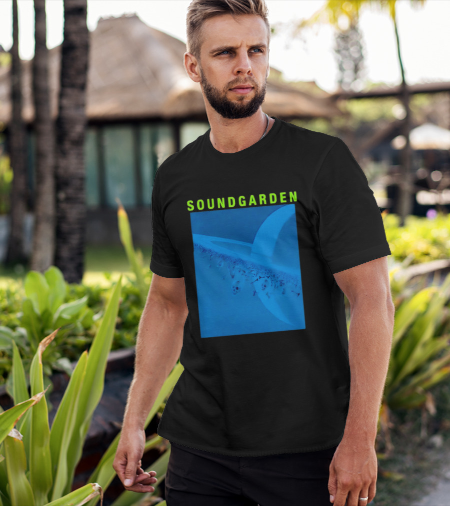 Soundgarden Superunknown Album Cover Art Blue Skull Scene T-Shirt