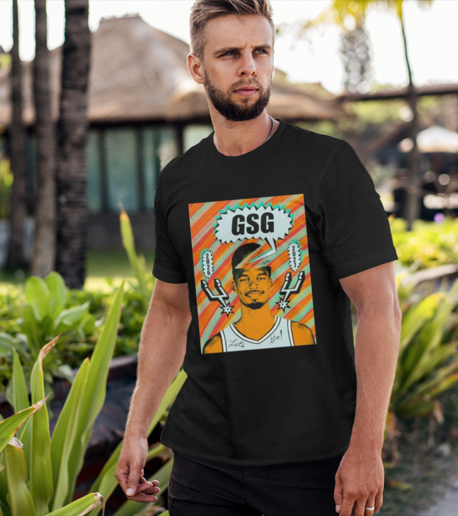 Victor Wembanyama GSG San Antonio Spurs 2026 2027 Let's Go T-Shirt