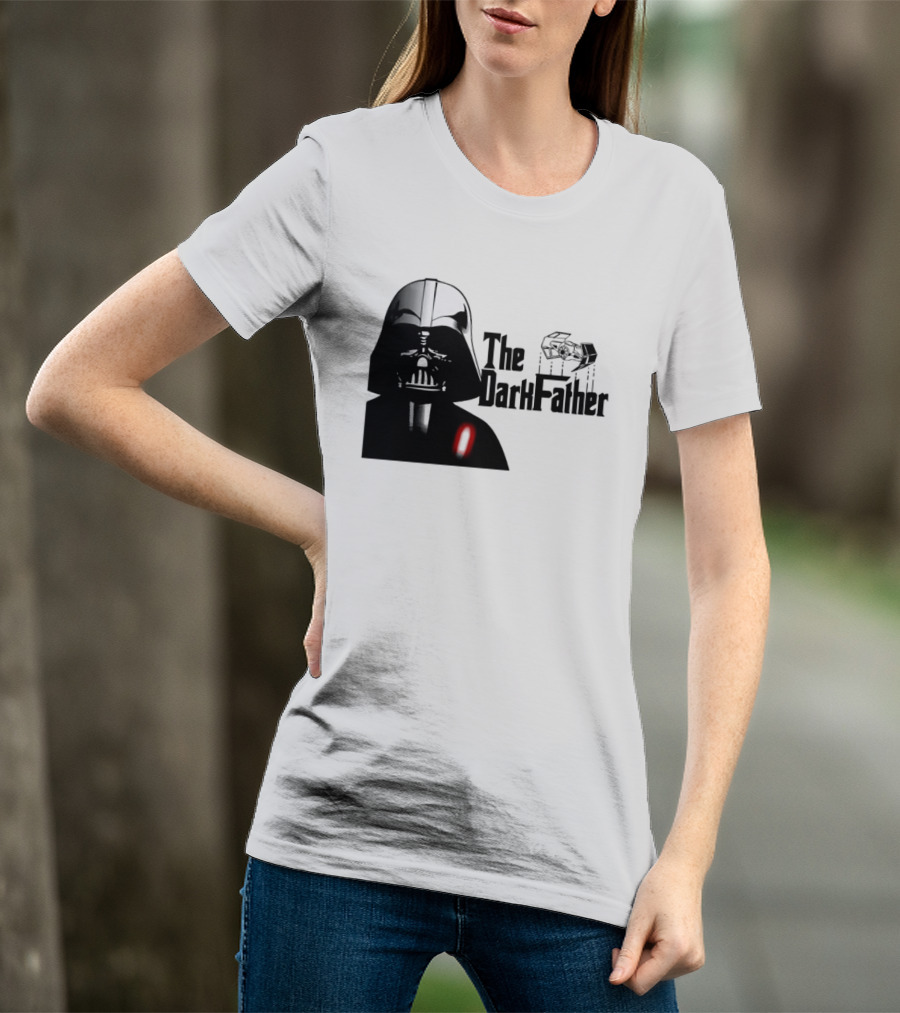 The Darth Father Star Wars Sith Lord And TIE Fighter T-Shirt