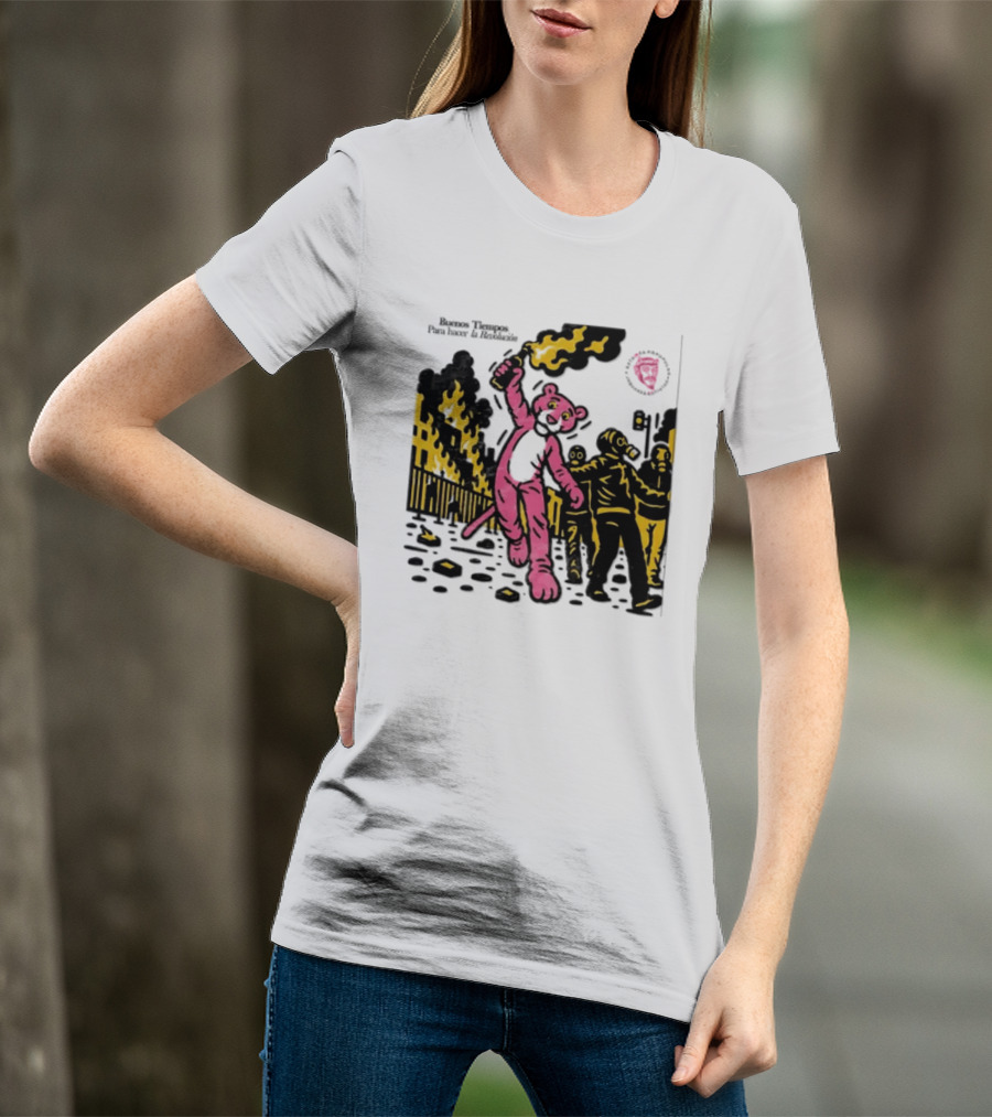 Pink Panther Buenos Tiempos Para Hacer La Revolución Riot Protest T-Shirt