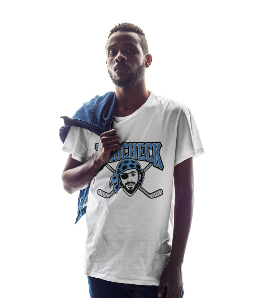 Trocheck Beard Pirate Crossed Hockey Sticks T-Shirt