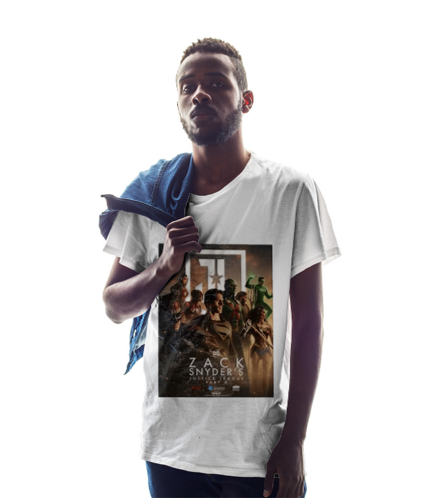 Zack Snyder's Justice League Part 2 DC Superheroes Movie Featuring Hero Lineup T-Shirt