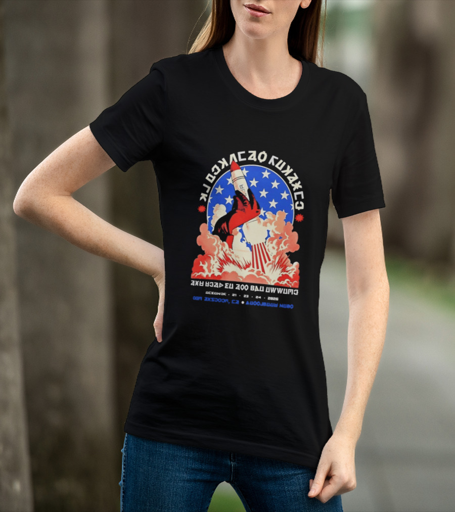 Ad Astra Per Aspera The Sky Is Not The Limit Rocket Mission T-Shirt