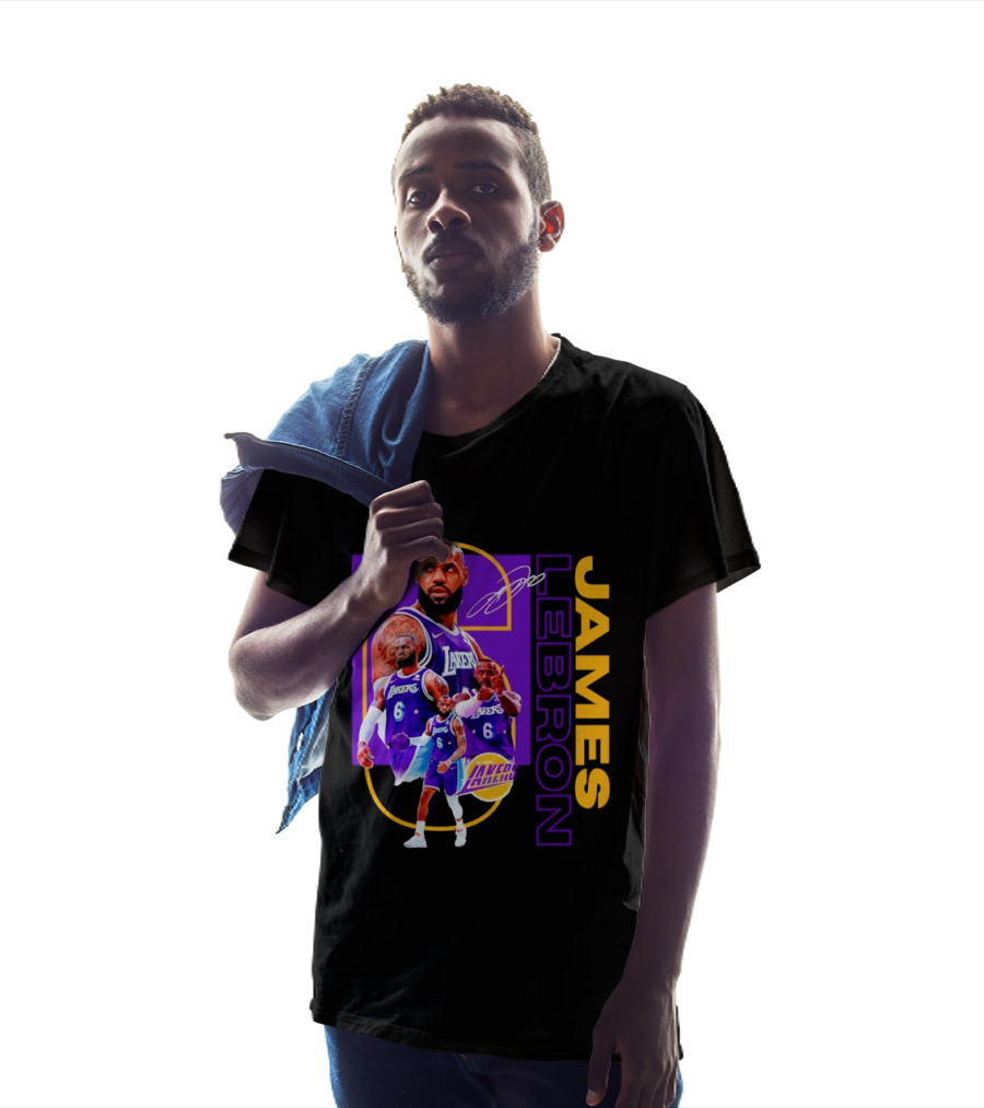 LeBron James Los Angeles Lakers 6 NBA Basketball T-Shirt