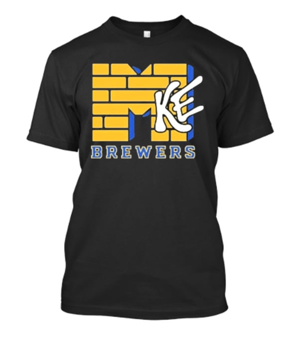 MKE Milwaukee Brewers MTV MLB Baseball T-Shirt