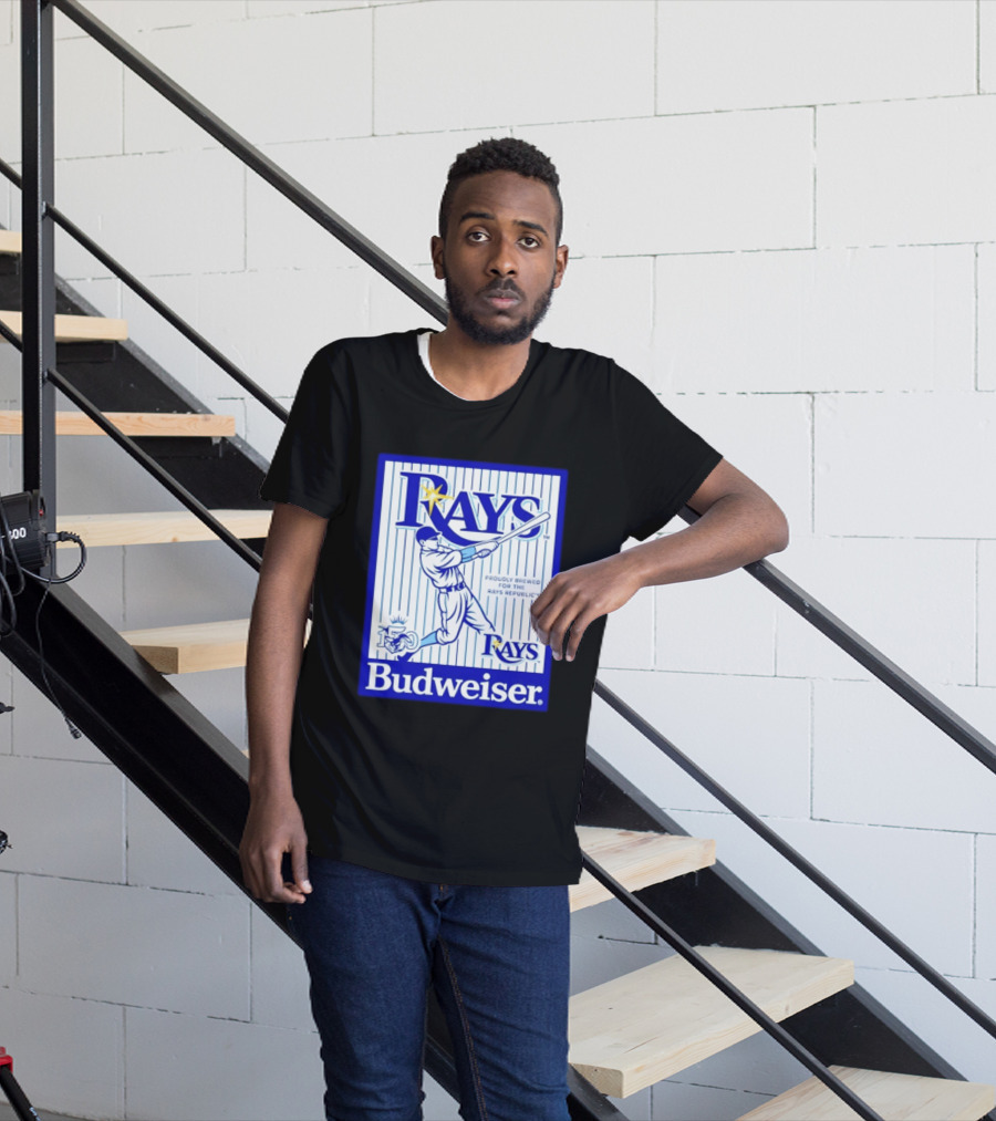 Rays Budweiser Proudly Brewed For The Rays Republic 150 Baseball Celebration T-Shirt