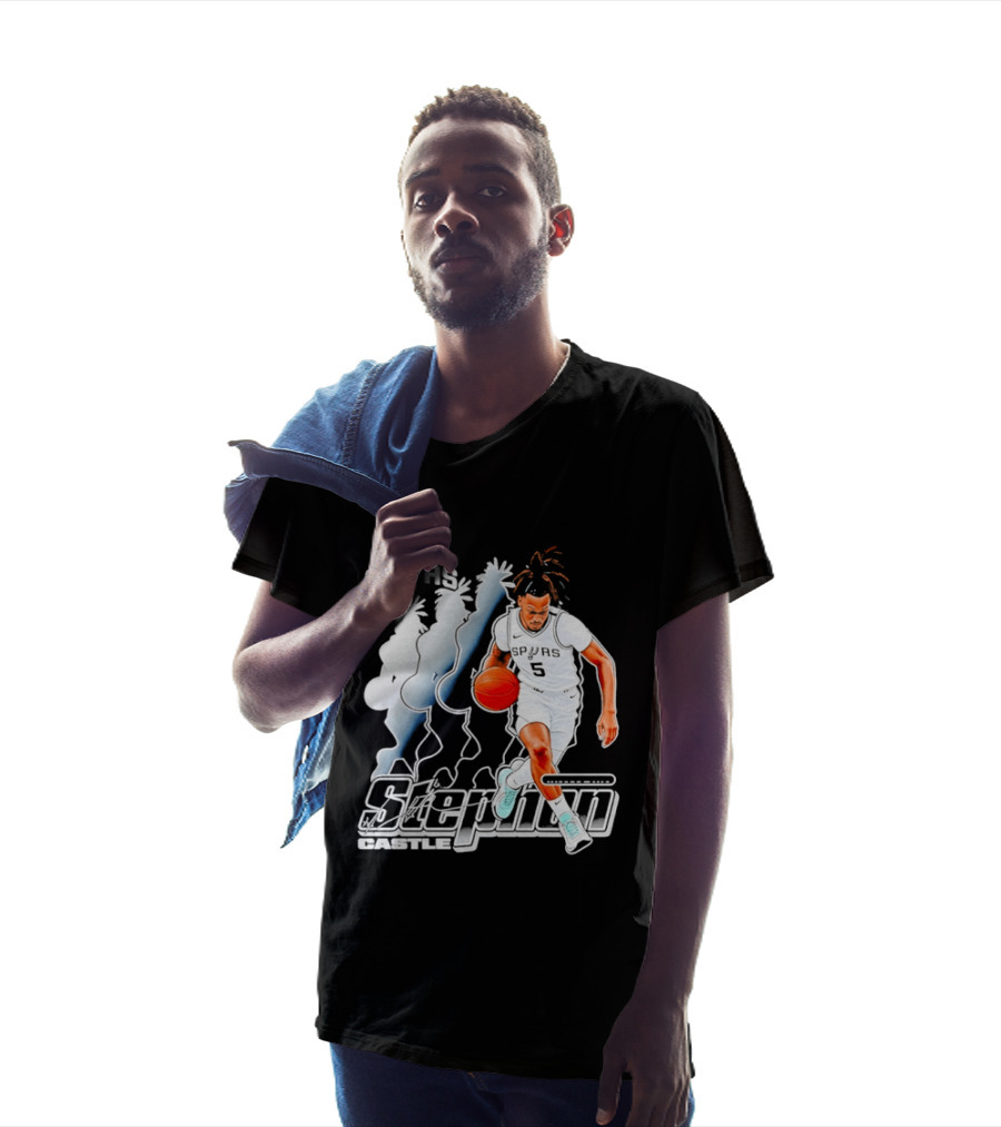 Stephon Castle Number 5 San Antonio Spurs T-Shirt