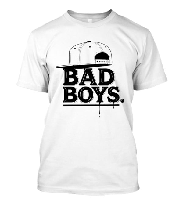 Bad Boys Hat Parental Advisory Explicit Content T-Shirt