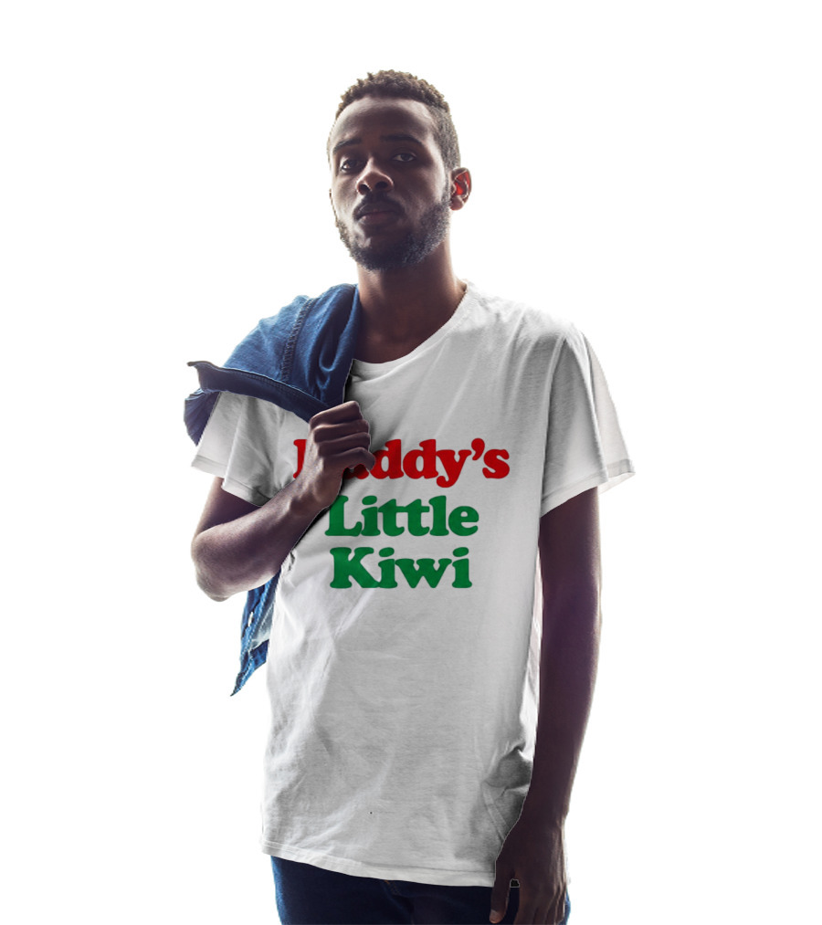 Daddy's Little Kiwi Fun Red And Green T-Shirt