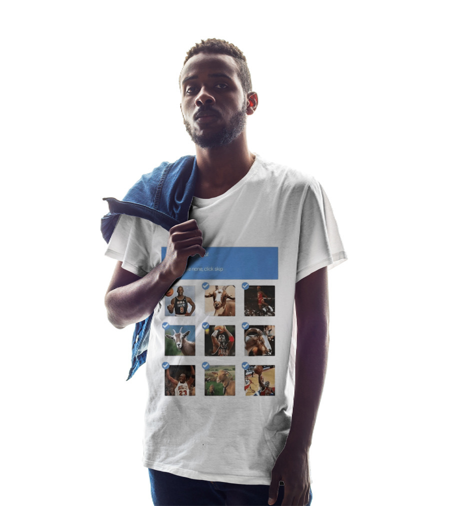 Michael Jordan Chicago Bulls Goat Meme Basketball Legend Select Goats T-Shirt