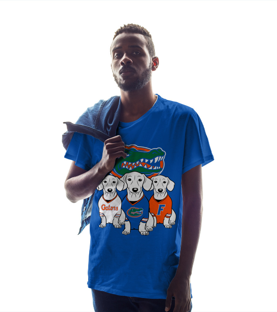 Florida Gators Dachshund Dogs T-Shirt