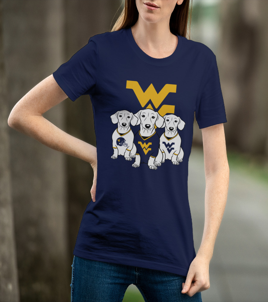Wvu Mountaineers Dogs T-Shirt