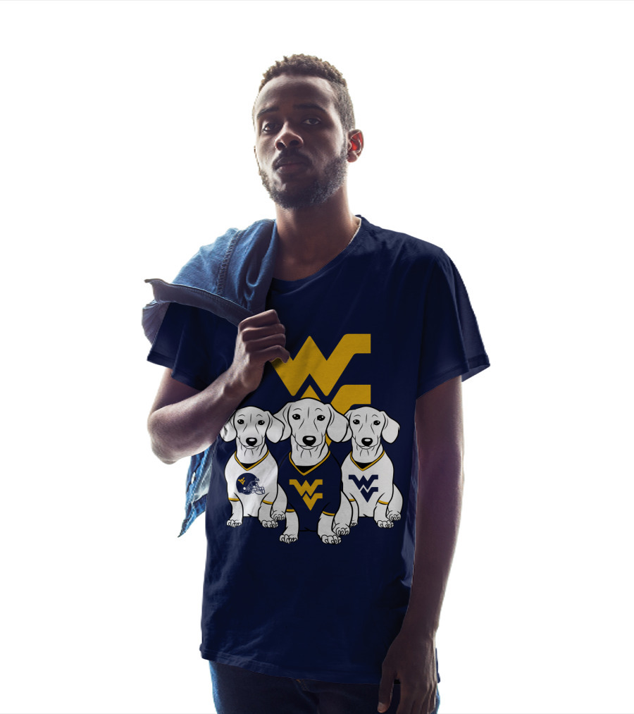 Wvu Mountaineers Dogs T-Shirt
