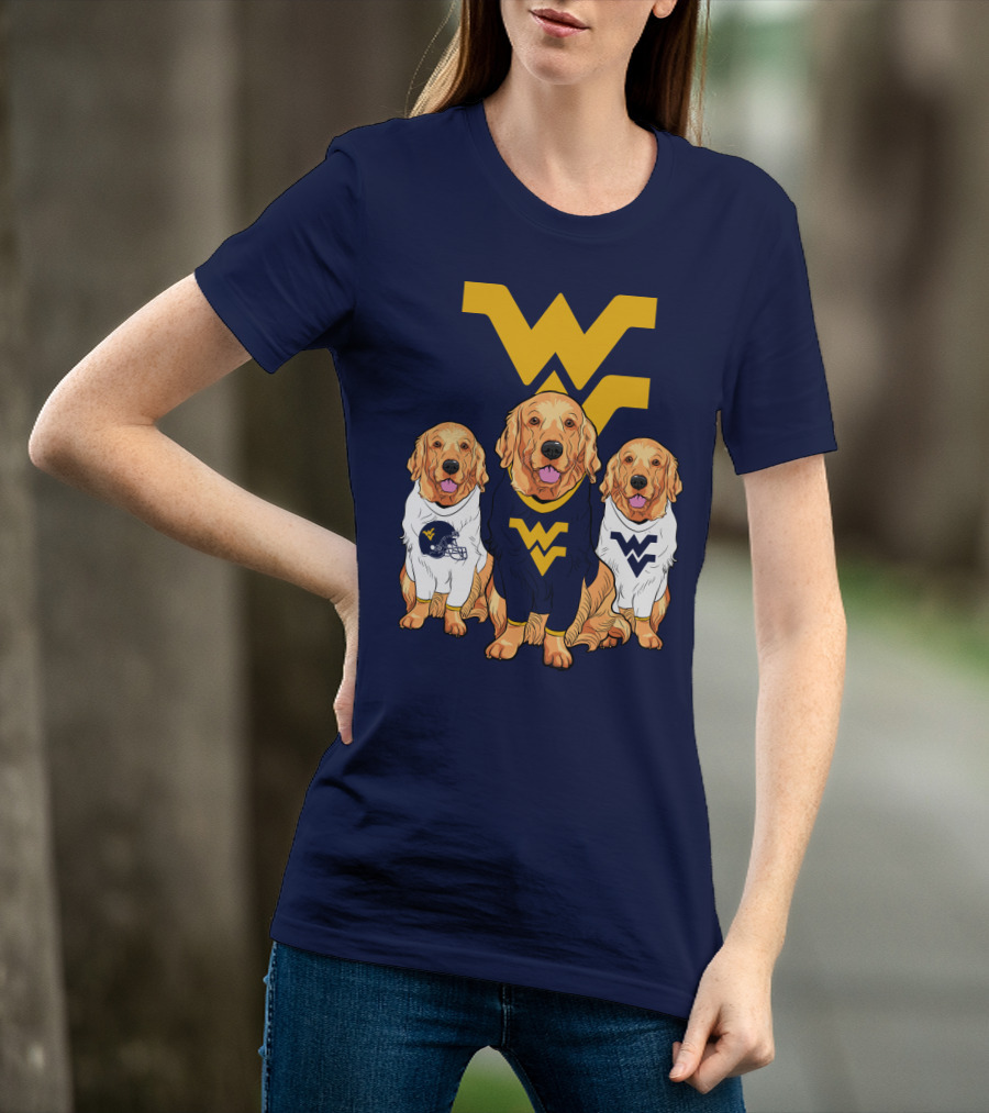 Wv Golden Retrievers In Team Gear T-Shirt