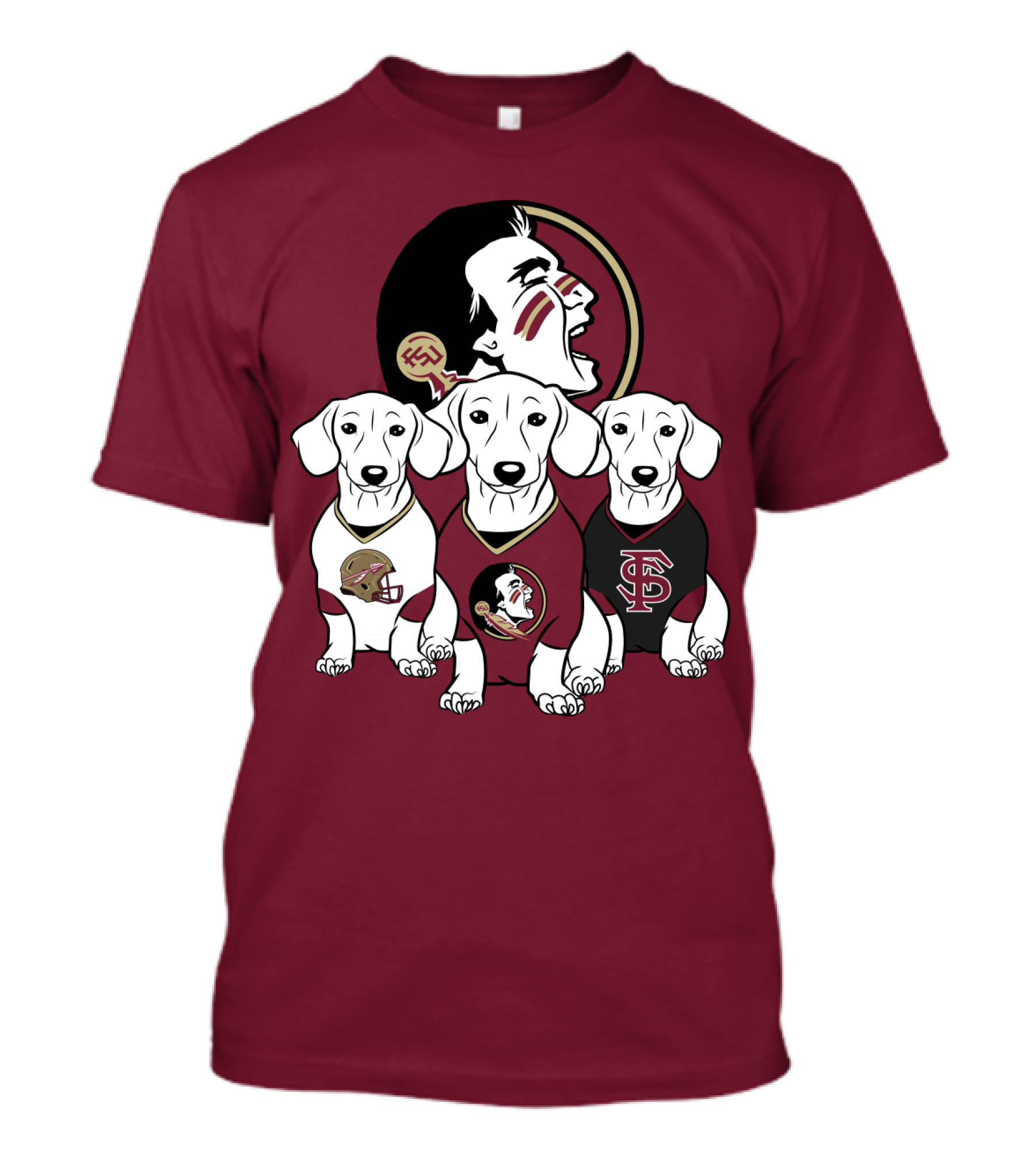 Florida State Seminoles Dogs T-Shirt
