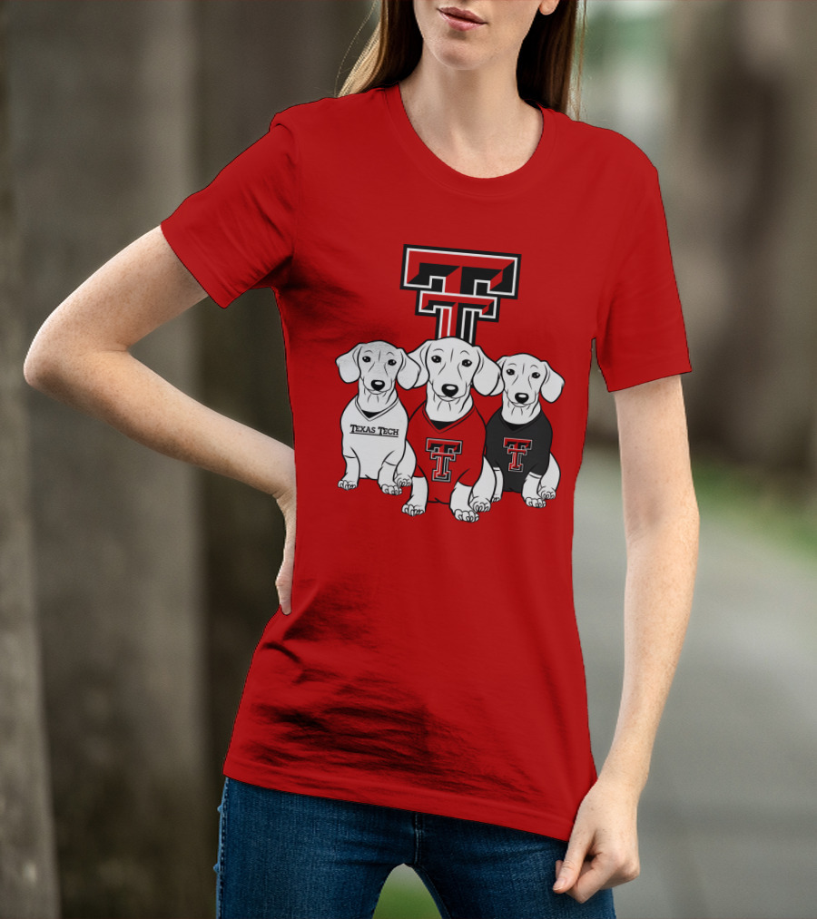 Texas Tech Tt Logo Dogs T-Shirt