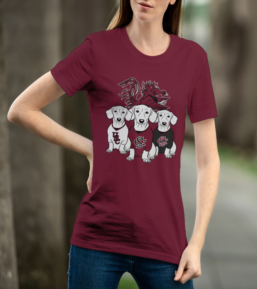 Usc Gamecocks Dogs T-Shirt