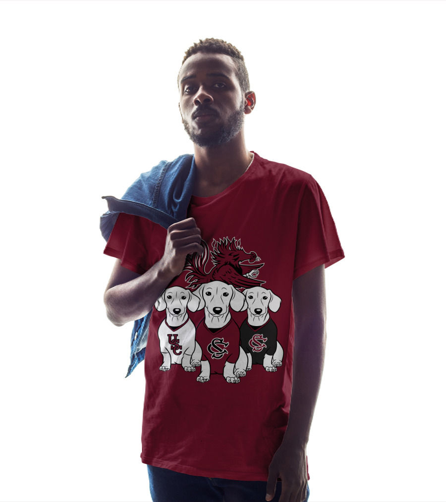 Usc Gamecocks Dogs T-Shirt