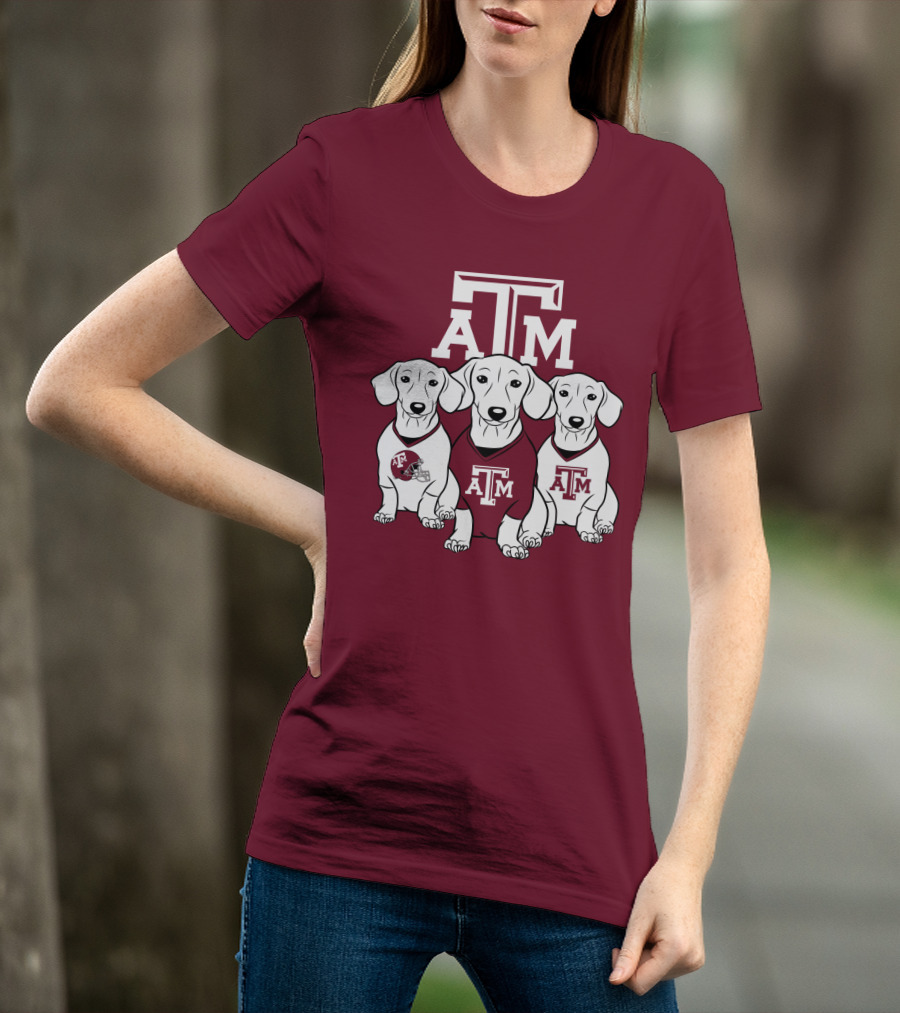 Texas A&M Dog Trio T-Shirt