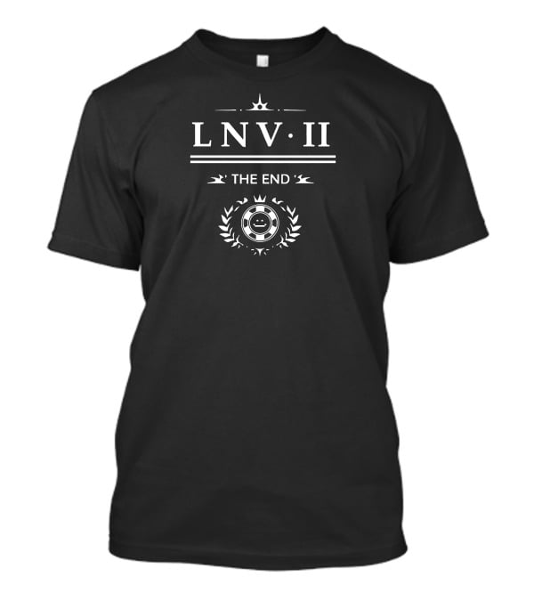 LNV II The End Las Nevadas Poker Chip Crown Laurel T-Shirt