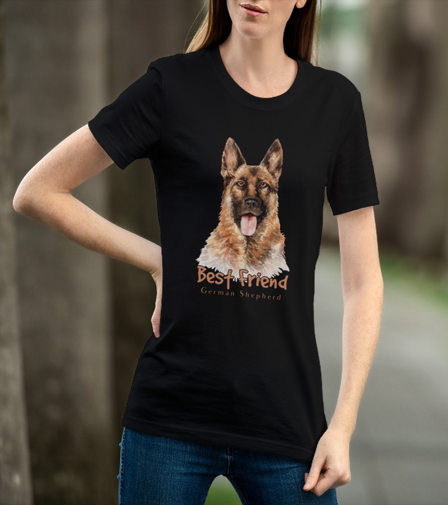 Best Friend German Shepherd T-Shirt