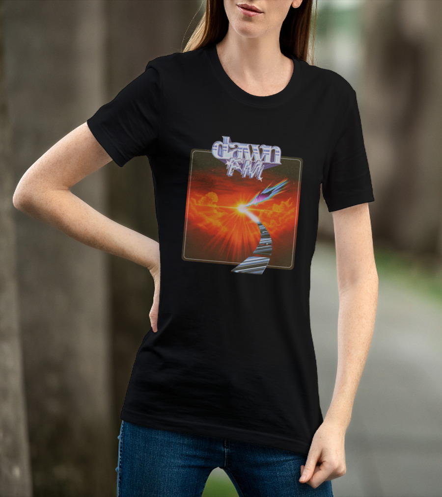 Dawn FM Radiant Pathway Album Cover Aesthetic T-Shirt