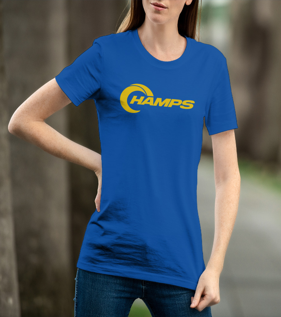 La Champs Danpatrick Yellow Crescent Rams Inspired Merch T-Shirt