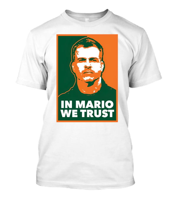 In Mario We Trust Retro Sports T-Shirt
