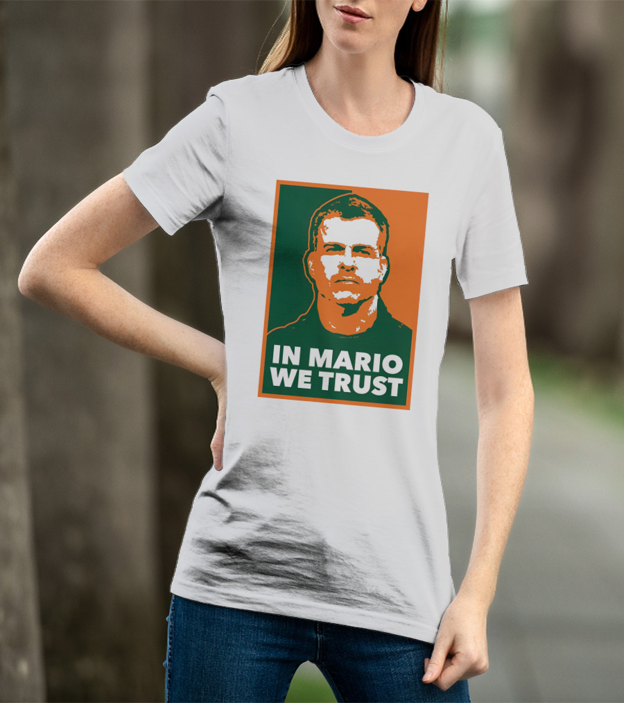 In Mario We Trust Retro Sports T-Shirt