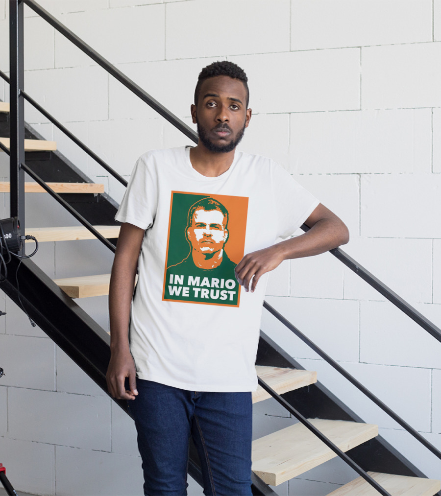 In Mario We Trust Retro Sports T-Shirt
