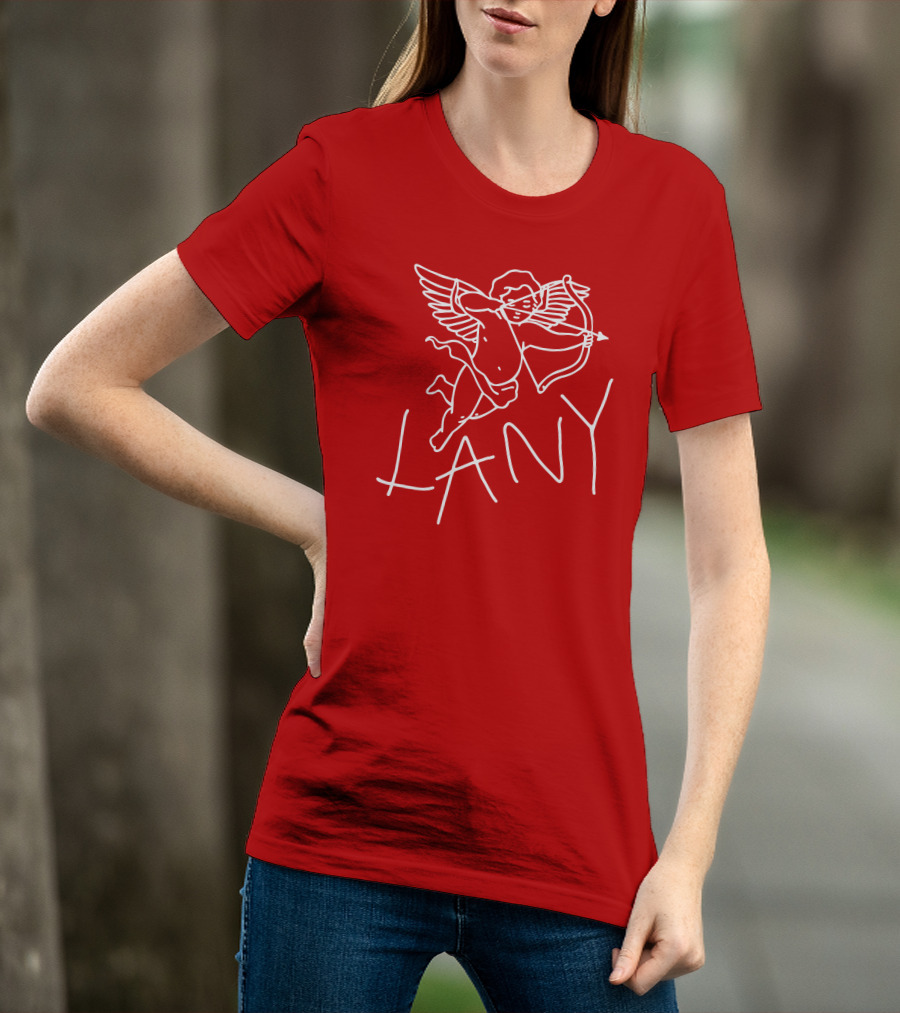 Lany Cherub Cupid Bow Red Long Sleeve T-Shirt