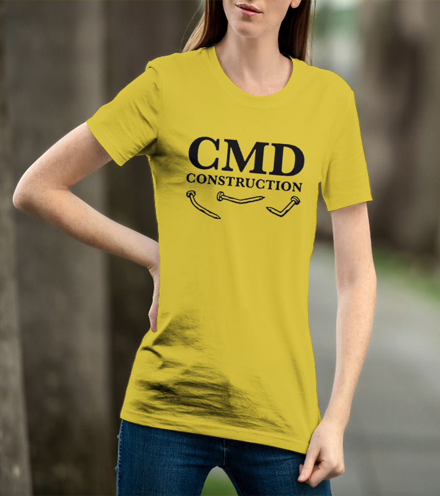 CMD Construction Nails Dude Dad Shop T-Shirt