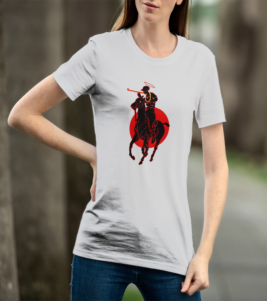 Soto Asa Merch Polo Player Halo Red Circle T-Shirt