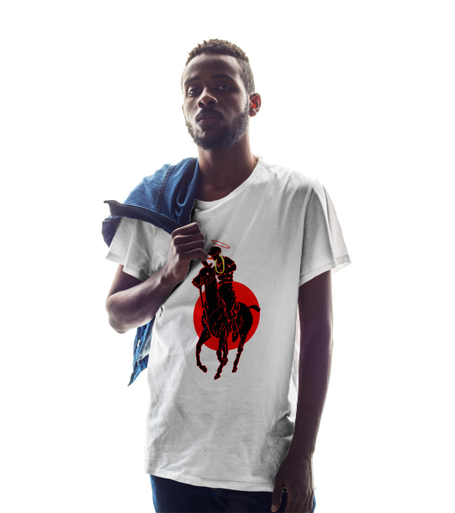 Soto Asa Merch Polo Player Halo Red Circle T-Shirt