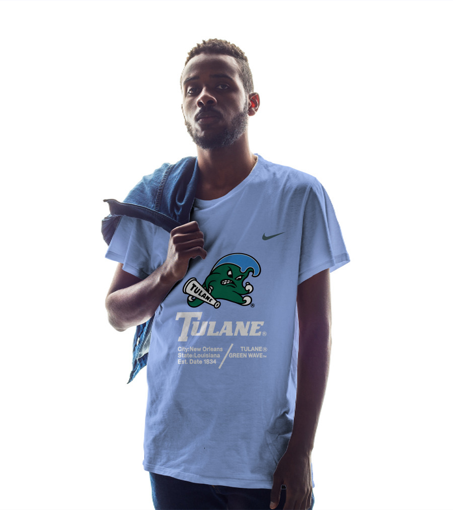 Tulane Green Wave New Orleans Louisiana Est 1834 T-Shirt
