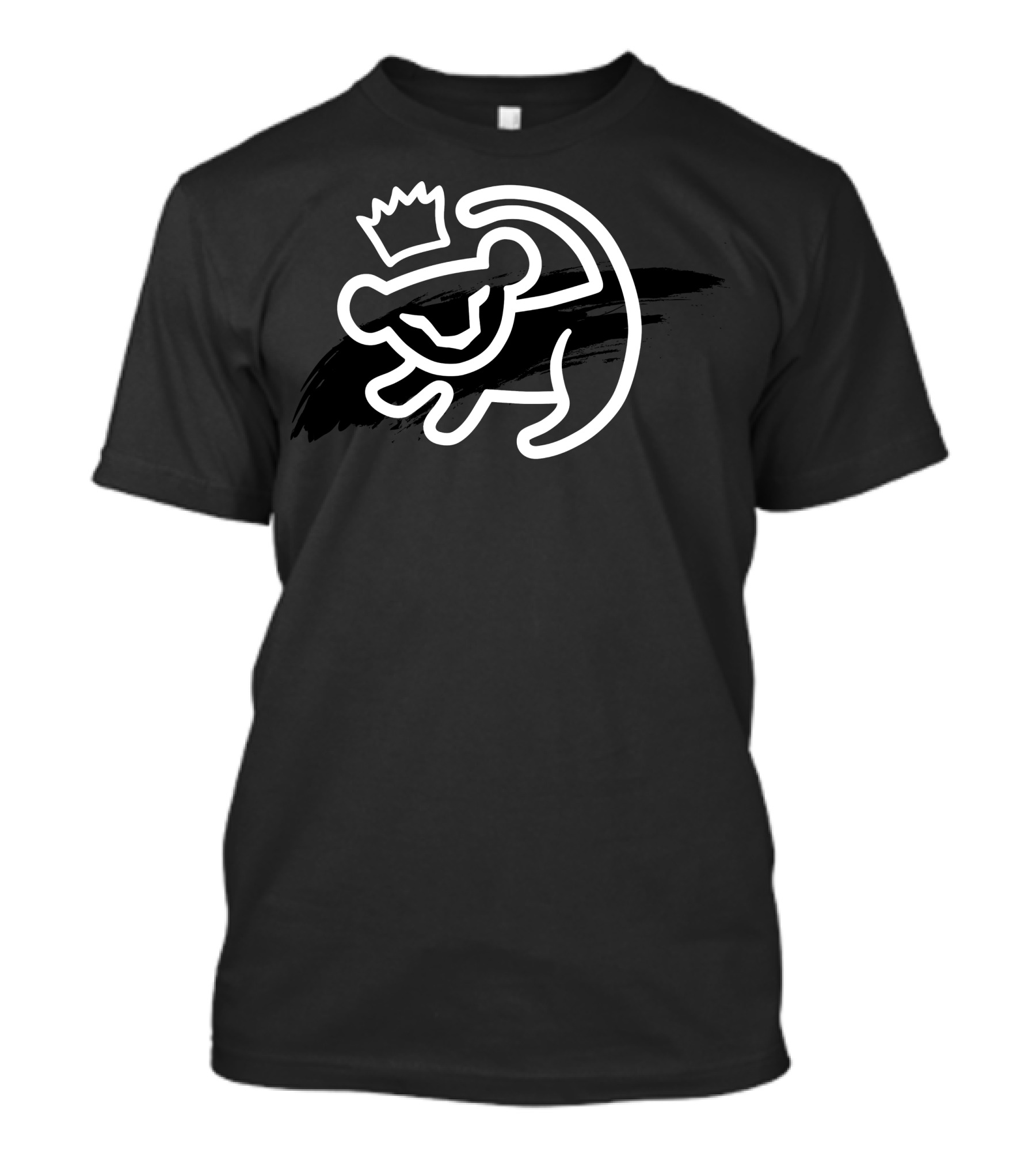 Disney Lion King Simba Cave Painting Icon Smear T-Shirt