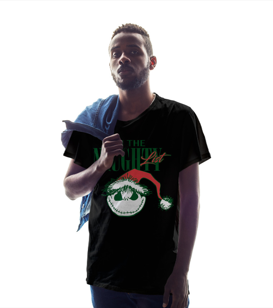 Nightmare Before Christmas On The Naughty List T-Shirt