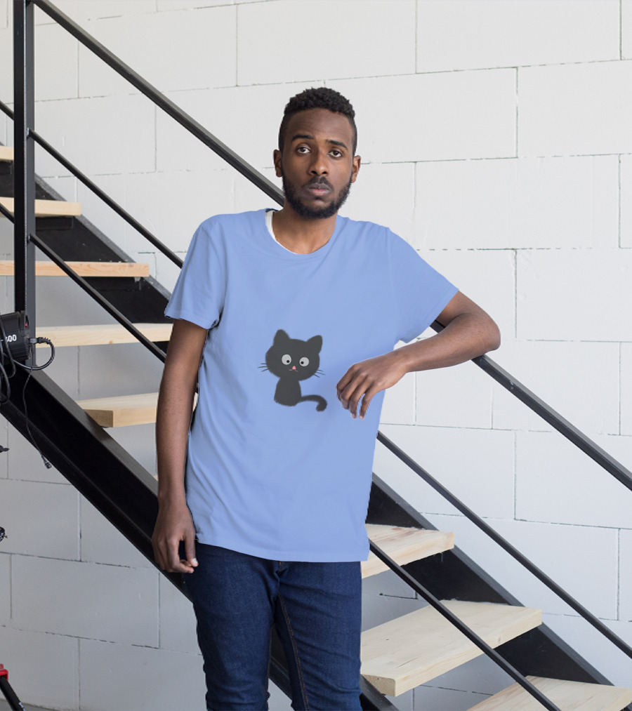 Cute Mew-T Black Cat T-Shirt