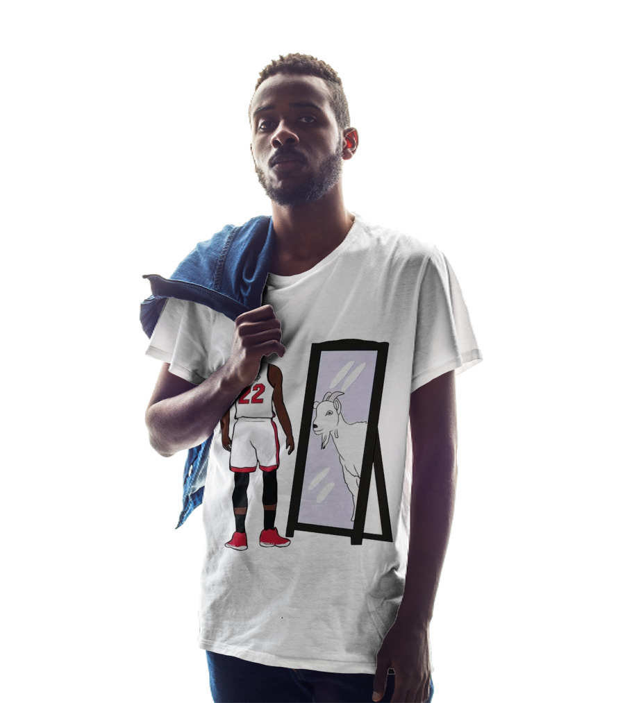 Jimmy Butler 22 Mirror Reflection Goat T-Shirt