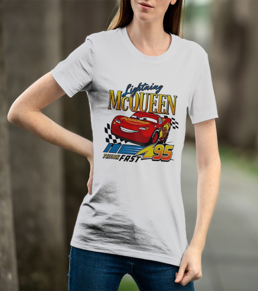 Lightning McQueen 95 Think Fast Racing Adventure T-Shirt