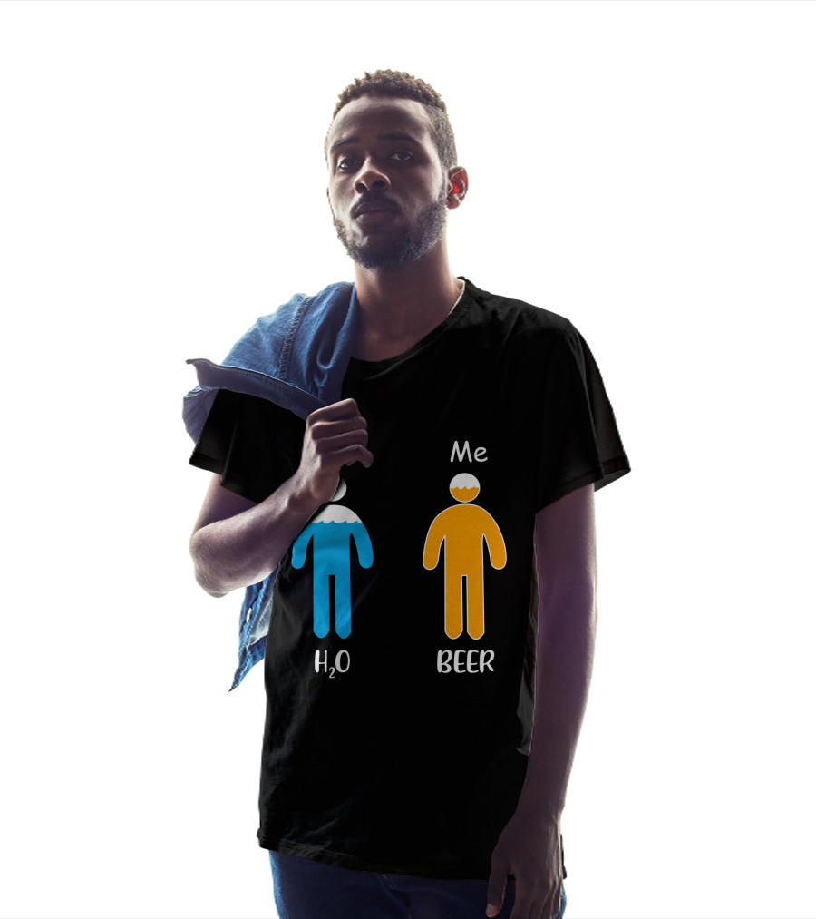 You Me H2O Beer Icon Figures T-Shirt
