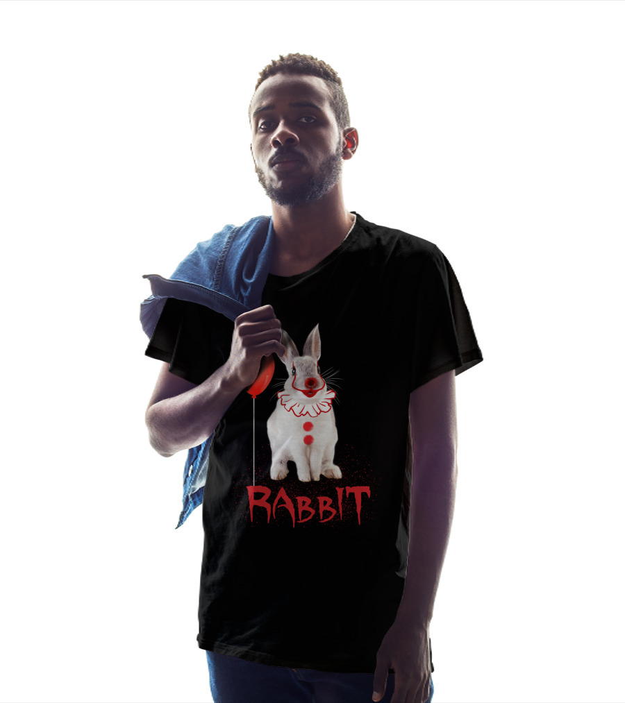 Rabbit Clown Balloon Horror T-Shirt