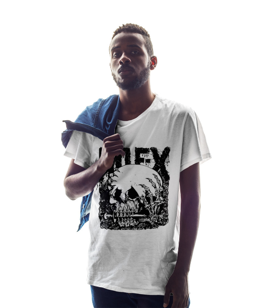 NOFX OG Skull With Skeleton Hand And Screwdriver T-Shirt