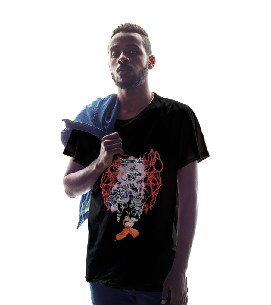 Dragon Ball Z Goku Lightning Aura Power Up Transformation T-Shirt