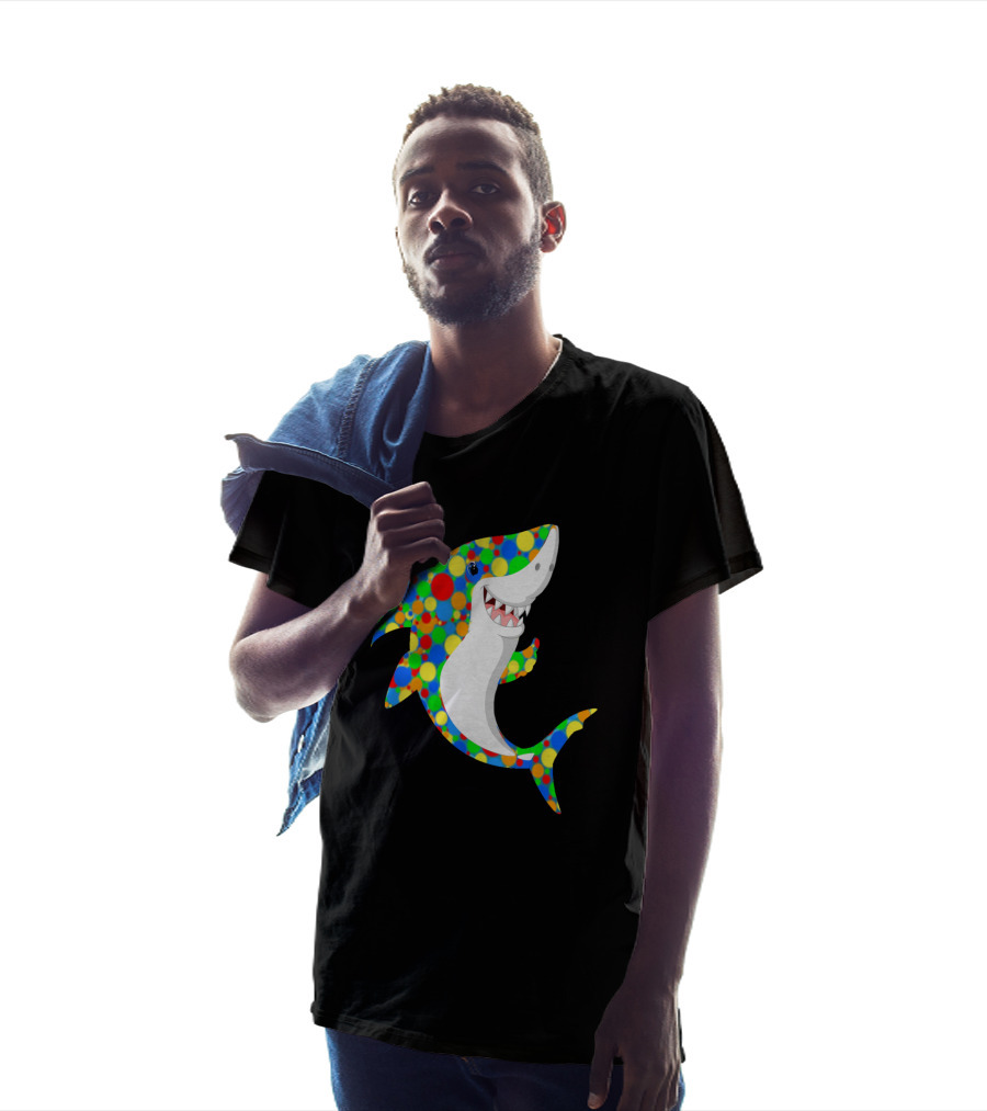 Polka Dot Shark Celebration For International Dot Day T-Shirt