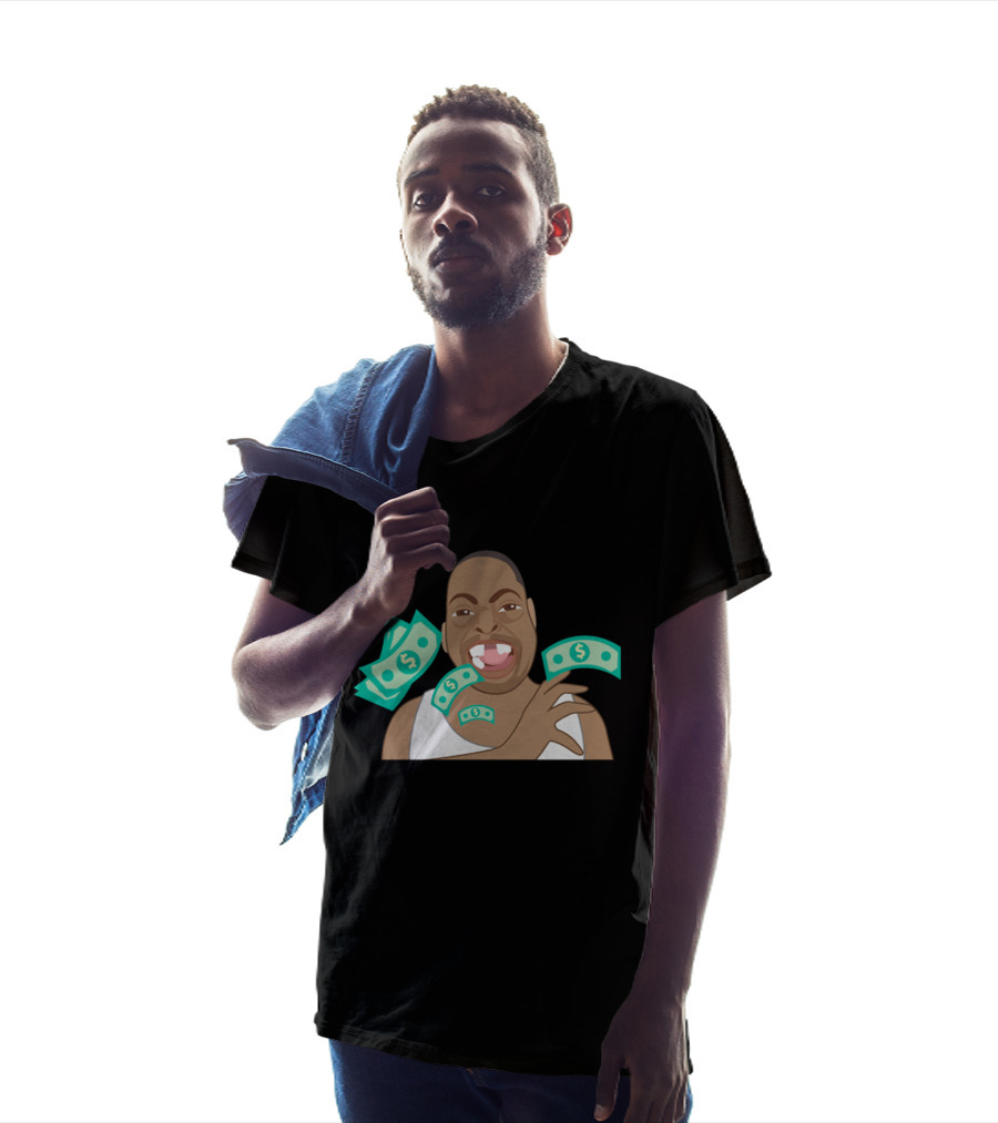 Beetlejuice Throwing Money Howard Stern Fame T-Shirt
